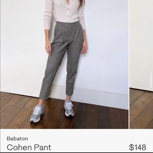 Babaton: Cohen pants in grey from Aritzia